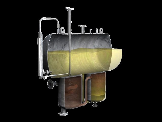 Equipo de expansión de aceite térmico instalado