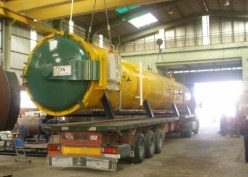 Autoclave para tratamiento de madera