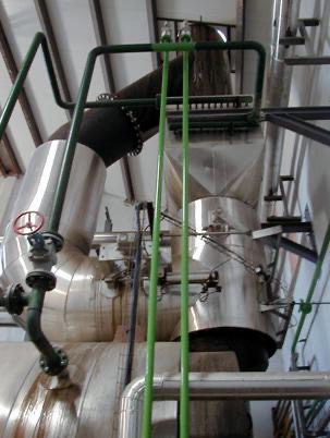 Bypass del economizador a chimenea